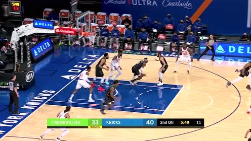 【NBA集锦】年纪轻轻喜欢低调 爱德华兹长驱直入滑翔上篮一条龙