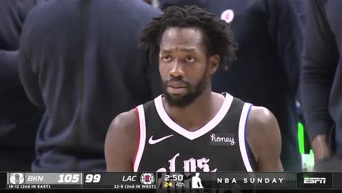 【NBA录像回放 原声】篮网vs快船 第4节英文原声回放