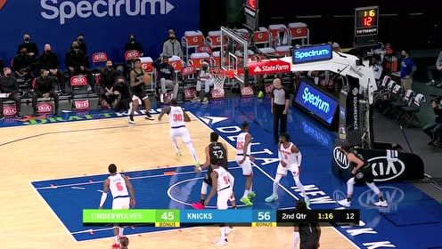 【NBA集锦】卢比奥假投真传挥臂妙传 麦克丹尼尔斯底角干拔三分一击即中