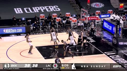 【NBA集錦】LA Clippers vs. Brooklyn Nets - Game Highlights
