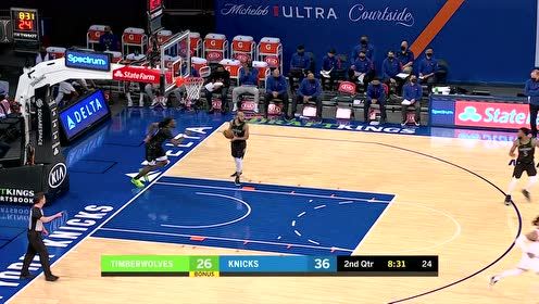 【NBA集锦】首记运动战得分!罗斯大步流星假动作晃开防守上篮打进