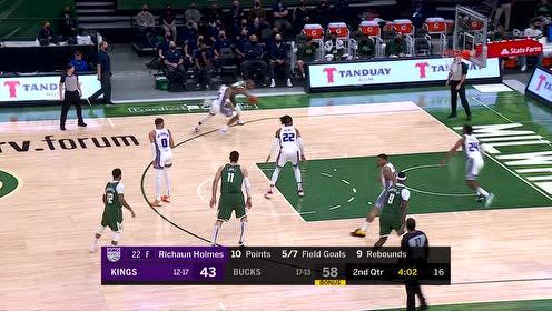【NBA集锦】这就是神探的嗅觉 霍姆斯旱地拔葱隔扣大洛
