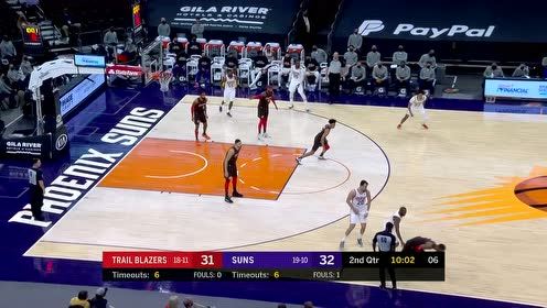 【NBA集錦】替大哥分擔(dān)一點(diǎn)壓力！胡德急停三分+搶斷暴扣連拿7分
