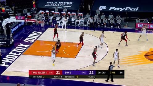 【NBA集錦】過你就像過馬路 布克長驅(qū)直入雙手滑翔暴扣