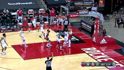 【NBA集錦】火箭唯一登哥 戈登坦克突進(jìn)舔籃2+1強(qiáng)勢追分