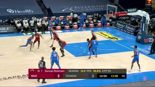 【NBA集錦】單騎縱橫無人擋 亞歷山大節(jié)奏突破完美命中