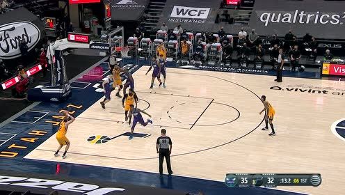 【NBA集锦】康利戏耍防守假突真传 英格尔斯底角三分洞穿球网