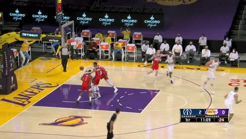 【NBA集锦】单核带队先拔头筹 詹姆斯接球就投三分命中
