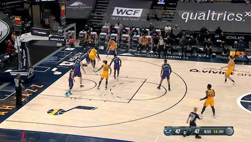 【NBA集锦】一攻一防没的说 海沃德抢断反击蝴蝶穿花轻取两分