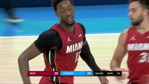 【NBA集錦】扶搖而上九萬里 阿德巴約擎天空接暴扣