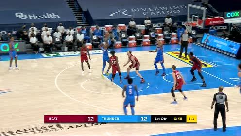 【NBA集錦】羽雕弓長翎箭 亞歷山大絕境高拋壓哨命中