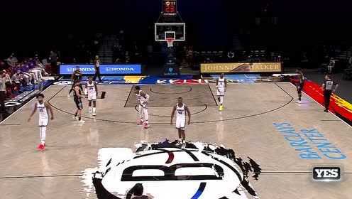 【NBA集锦】这球商永远滴神！哈登趁国王退守不及时四分卫式长传助攻布朗轻松得分