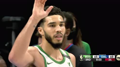【NBA集錦】布朗持球推反擊 分球塔圖姆跟進(jìn)上籃得手