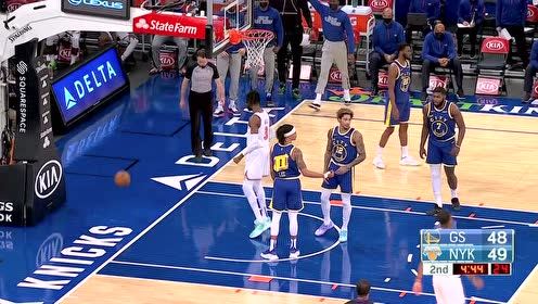 【NBA集錦】羅斯再送美妙助攻 諾埃爾泰山壓頂打停勇士