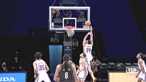 【NBA集锦】劲爆的身体素质！杰弗里斯钉板大帽欧文