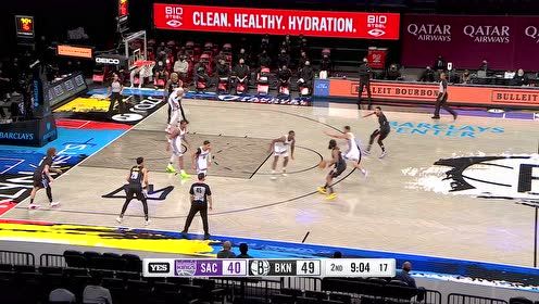 【NBA集锦】你有张良计我有过墙梯 哈里伯顿哈登对飙三分