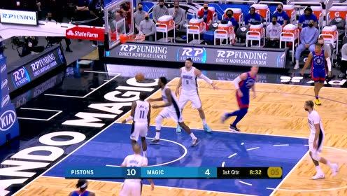 【NBA集锦】延续良好手感 格兰特翻身跳投得手