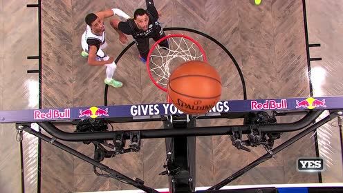 【NBA集锦】这到底是幸运还是不幸？哈登三分磕到篮板上沿幸运颠进被吹无效