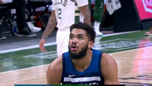 【NBA集锦】铁定今日十佳球 字母哥单臂隔扣状元唐斯