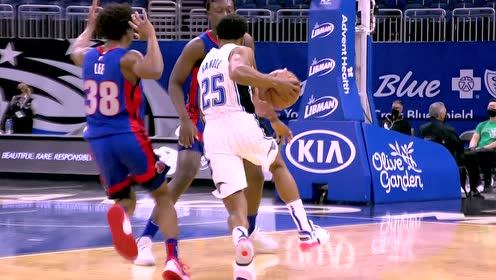 【NBA集锦】活塞这波大意了 兰德尔抛射压哨
