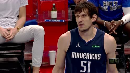 【NBA集錦】找到籃下制高點(diǎn) 東契奇塞給博班居高臨下輕松打進(jìn)