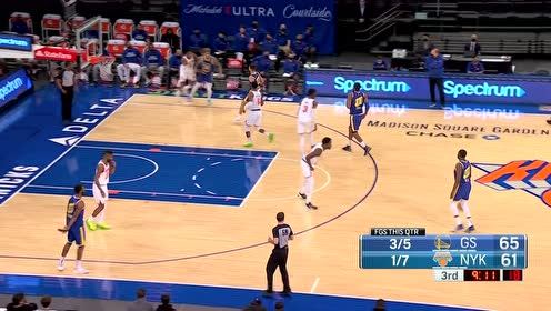 【NBA集錦】格林經典高位經典發(fā)牌 烏布雷心領神會小秀掛筐重扣