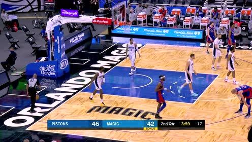 【NBA集锦】有金刚钻才揽瓷器活 富尼耶接球发炮惊呆队友