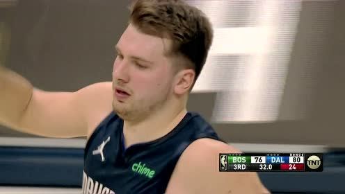 【NBA集錦】后撤步出手三分更有準(zhǔn)星 東契奇手起刀落一箭穿心