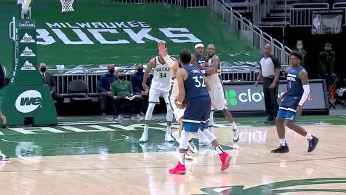 【NBA集锦】双状元连线!爱德华兹助攻唐斯飙三分