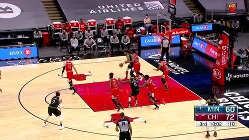 【NBA集锦】Malik Beasley (25 points) Highlights vs. Chicago Bulls