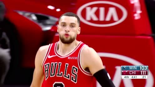 【NBA集錦】看我表演就完了 拉文借助掩護(hù)漂移三分一發(fā)入魂