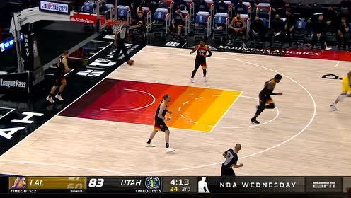 【NBA集锦】吹一吹好运气马上来!詹姆斯三分线接球就扔轻轻松松