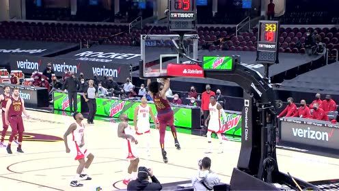 【NBA集锦】人到球到 阿伦空接翱翔九天