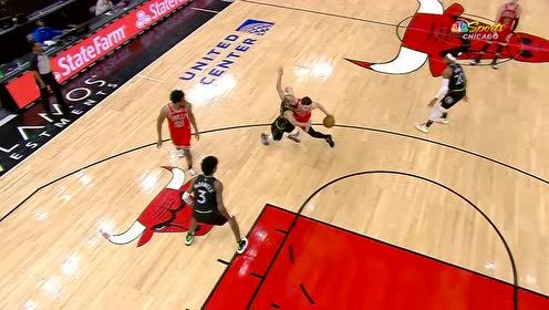 【NBA集錦】欲取欲求！薩托蘭斯基單騎闖關(guān)拋投命中