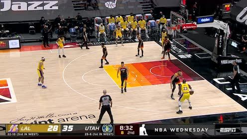 【NBA集锦】硬生生将欢呼咽下!詹姆斯连续胯下运球晃倒戈贝尔