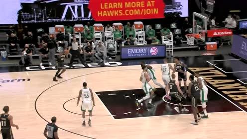 【NBA集锦】防到脸上也能进 斯内尔外线三分一箭穿心