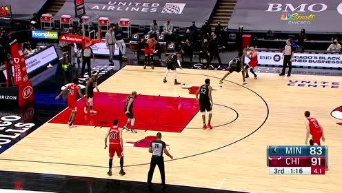 【NBA集錦】這就是全明星的實(shí)力！拉文晃飛防守手起刀落三分命中