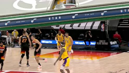 【NBA集锦】这不咬金哥哥么!米切尔半路杀出抢断詹姆斯喂饼戈贝尔空接暴扣