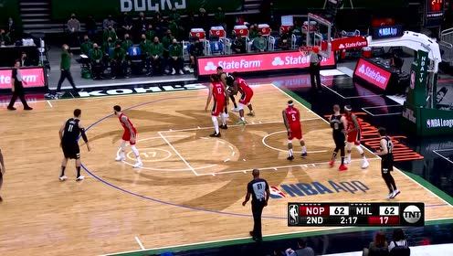 【NBA集锦】强强对抗! 字母哥生吃锡安打板落网