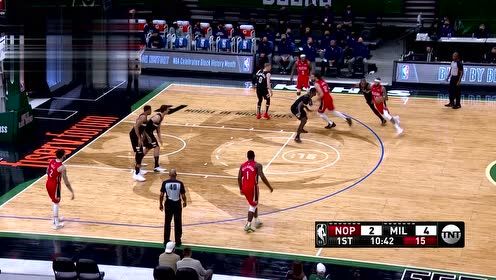 【NBA集锦】是真的防不住 锡安破阵摧坚轻取两分