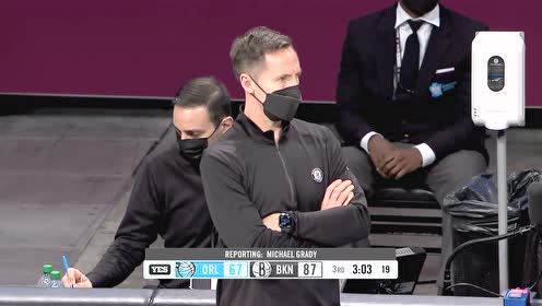 【NBA集锦】奥克克前脚抢断哈登后脚惨遭血帽!班巴不管不顾凌空炸筐