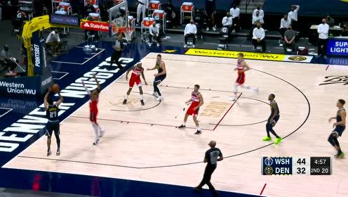 【NBA集錦】約基奇猿臂輕舒送大帽 穆雷轉(zhuǎn)換三分正中靶心