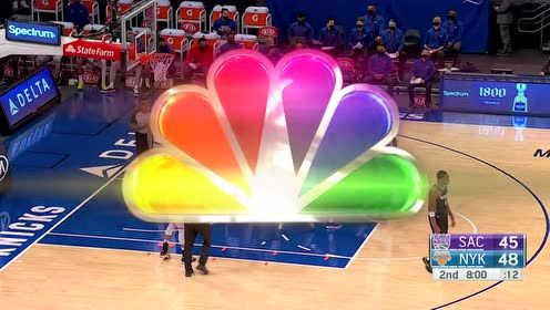 【NBA集锦】防守形单影只不足为惧 福克斯攻防结合迎面出手三分飚进