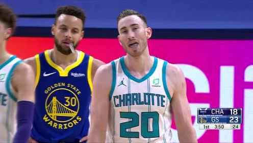 【NBA录像回放 原声】黄蜂vs勇士第1节 英文原声回放