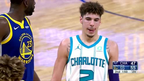 【NBA录像回放 国语】黄蜂vs勇士第2节 中文解说回放