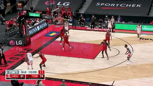 【NBA集錦】防守形同虛設(shè) 洛瑞四分衛(wèi)長傳導(dǎo)演反擊