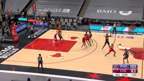 【NBA集锦】Deandre Ayton (22 points) Highlights vs. Chicago Bulls