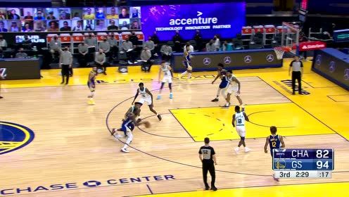 【NBA集锦】格林助攻怀斯曼得分 17次助攻打破个人助攻纪录
