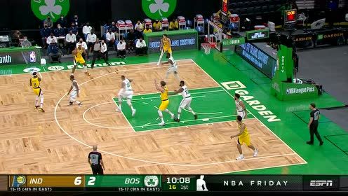 【NBA集锦】开场暴走火力十足 特纳里突外投连砍6分