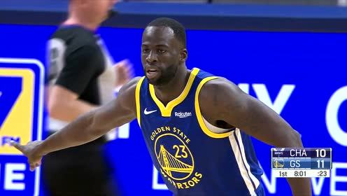 【NBA集锦】勇士进攻核心 格林助攻送小学生上篮